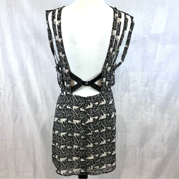 Urban Outfitters Double in Brass unique strappy backless dress size medium - Picture 3 of 6